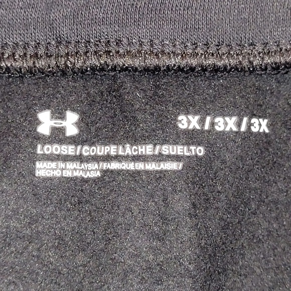 Under Armour Women's UA Rival Fleece Joggers Black Sweatpants Plus Sz 3X NEW - Picture 3 of 3